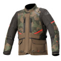 bunda ANDES DRYSTAR, TECH-AIR 5 kompatibilní, ALPINESTARS (tmavě zelená camo/černá/červená, vel. L)