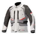 bunda ANDES DRYSTAR, TECH-AIR 5 kompatibilní, ALPINESTARS (světle šedá/tmavě šedá/černá/červená, vel. M)