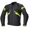 bunda GP PLUS R RIDEKNIT, TECH-AIR 5 kompatibilní, ALPINESTARS (černá/žlutá fluo, vel. 50)