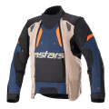 bunda HALO DRYSTAR, ALPINESTARS (tmavě modrá/khaki/oranžová/černá, vel. L)