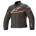 bunda T-SP S WATERPROOF, ALPINESTARS, dětská (černá/červená fluo, vel. 120)