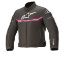 bunda T-SP S WATERPROOF, ALPINESTARS, dětská (černá/fialová, vel. 120)