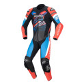 jednodílná kombinéza GP FORCE HONDA kolekce, TECH-AIR 5 kompatibilní, ALPINESTARS (černá/červená fluo/modrá/bílá, vel. 50)