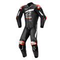 jednodílná kombinéza GP PLUS 4, TECH-AIR kompatibilní, ALPINESTARS (černá/červená fluo/bílá, vel. 56)