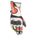 rukavice SP-2, ALPINESTARS (bílá/červená fluo/černá, vel. S)