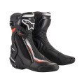 boty SMX Plus V2, ALPINESTARS (černá/bílá/červená fluo, vel. 37)