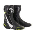 boty SMX Plus V2, ALPINESTARS (černá/bílá/žlutá fluo, vel. 36)