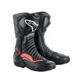 boty S-MX 6, ALPINESTARS (černá/šedá/červená fluo, vel. 37)