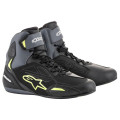 boty FASTER-3 DRYSTAR, ALPINESTARS (černá/šedá/žlutá fluo, vel. 39)