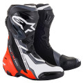 boty SUPERTECH R, ALPINESTARS (černá/červená fluo/bílá/šedá, vel. 39)