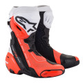 boty SUPERTECH R VENTED, ALPINESTARS (černá/bílá/červená fluo, vel. 42)