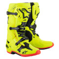 boty TECH 10, ALPINESTARS (žlutá fluo/černá/červená fluo, vel. 40,5)