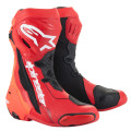 boty SUPERTECH R, ALPINESTARS (červená fluo/červená, vel. 39)