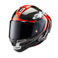 Helma SUPERTECH R10 ELEMENT, ALPINESTARS (karbon/červená fluo/bílá, vel. 2XL)