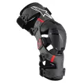 kolenní ortézy SUPERTECH RK-10 PLASMA, ALPINESTARS (černá/červená, vel. M, 1 pár)