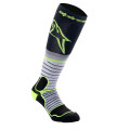 ponožky MX pro, ALPINESTARS (černá/žlutá fluo/šedá, vel. S)