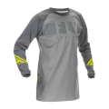 šaty WINDPROOF 2022, FLY RACING (šedá/hi-vis, vel. 2XL)