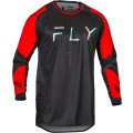 šaty EVOLUTION DST. FLY RACING - USA 2024 (černá/červená, vel. 2XL)