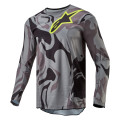 šaty RACER TACTICAL, ALPINESTARS (šedá camo/žlutá fluo/černá, vel. S)