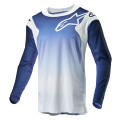 šaty RACER HOEN, ALPINESTARS (bílá/modrá, vel. 2XL)