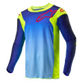 šaty RACER HOEN, ALPINESTARS (žlutá fluo/modrá/červená, vel. XL)