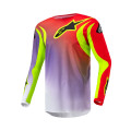 šaty FLUID LUCENT, ALPINESTARS (bílá/fialová/červená/žlutá fluo/černá, vel. XL)