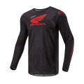 šaty RACER ICONIC HONDA kolekce, ALPINESTARS (černá/červená, vel. XL)