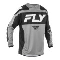 šaty F-16, FLY RACING - USA 2025 (šedá/černá/bílá, vel. 2XL)