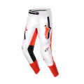 kalhoty SUPERTECH WARD, ALPINESTARS (bílá/oranžová, vel. 36)