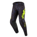 kalhoty TECHSTAR RANTERA, ALPINESTARS (černá/modrá/žlutá fluo, vel. 32)