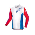 dres RACER PNEUMA, ALPINESTARS, dětský (bílá/modrá/červená, vel. L)