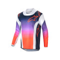 dětský dres RACER HOEN, ALPINESTARS (šedá/modrá/oranžová, vel. M)