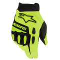 rukavice FULL BORE, ALPINESTARS, dětské (žlutá fluo/černá, vel. 2XS)