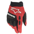 rukavice FULL BORE, ALPINESTARS, dětské (červená/černá, vel. 2XS)