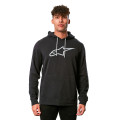 mikina AGELESS 2 HOODIE, ALPINESTARS (šedá/černá, vel. M)