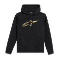 mikina GILDED HOODIE, ALPINESTARS (černá/zlatá, vel. L)