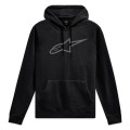 mikina AGELESS HOODIE 3, ALPINESTARS (černá/šedá, vel. S)