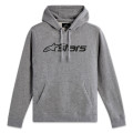 mikina BLAZE HOODIE 3, ALPINESTARS (šedá/černá, vel. S)