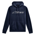 mikina BLAZE HOODIE 3, ALPINESTARS (modrá/šedá, vel. M)