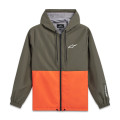 bunda SPEEDED WINDBREAKER, ALPINESTARS (zelená/oranžová, vel. M)