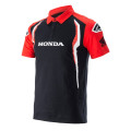 tričko s límečkem HONDA, ALPINESTARS (červená/černá, vel. 2XL)