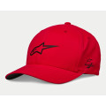 kšiltovka AGELESS WP TECH HAT, ALPINESTARS (červená/černá, vel. S/M)