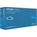 MERCATOR NITRYLEX CLASSIC bezpráškové nitrilové rukavice modré M 100 ks