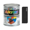 ALKYTON - Samozákladový email na kov, dřevo a beton kladívkový černý 250ml