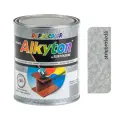 ALKYTON - Samozákladový email na kov, dřevo a beton kladívkový stříbrošedý 250ml