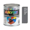 ALKYTON - Alkyduretanová antikorozní barva na kov 2v1 bez základu šedý hliník 5L