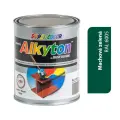 ALKYTON - Alkyduretanová antikorozní barva na kov 2v1 bez základu mechově zelená lesklá 5L