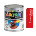 ALKYTON - Alkyduretanová antikorozní barva na kov 2v1 bez základu dopravní červená lesklá 250ml