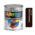 ALKYTON - Alkyduretanová antikorozní barva na kov 2v1 bez základu čokoládová hnědá lesklá 5L