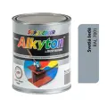 ALKYTON - Alkyduretanová antikorozní barva na kov 2v1 bez základu šedá lesklá 250ml